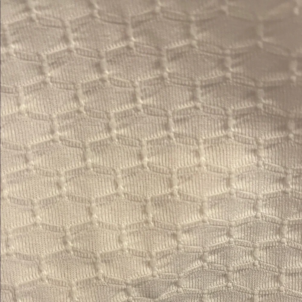 Jordan Taylor Elegant White Textured Blouse - Picture 11 of 11